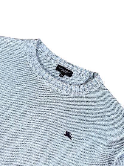 Vintage Burberry uldtrøje til kvinder (M)