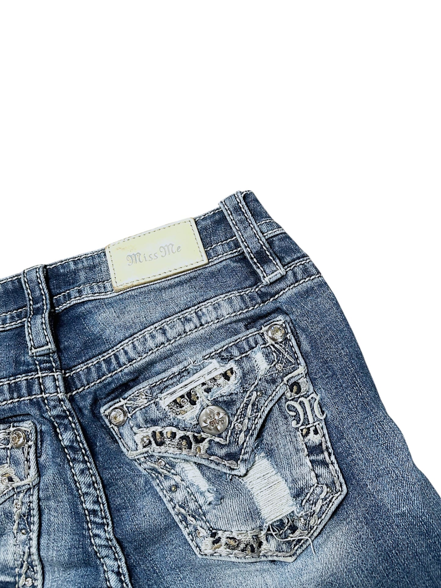 Vintage Miss Me Y2K Low Waist Bootcut / Flared Damenjeans (S)