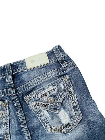 Vintage Miss Me Y2K Low Waist Bootcut / Flared Damenjeans (S)