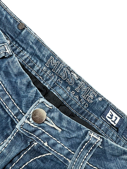 Vintage Miss Me Y2K Low Waist Bootcut / Flared Damenjeans (M)