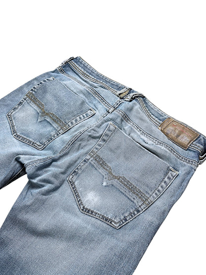 Vintage Diesel Low Waist Bootcut / Flared Damenjeans (XL)