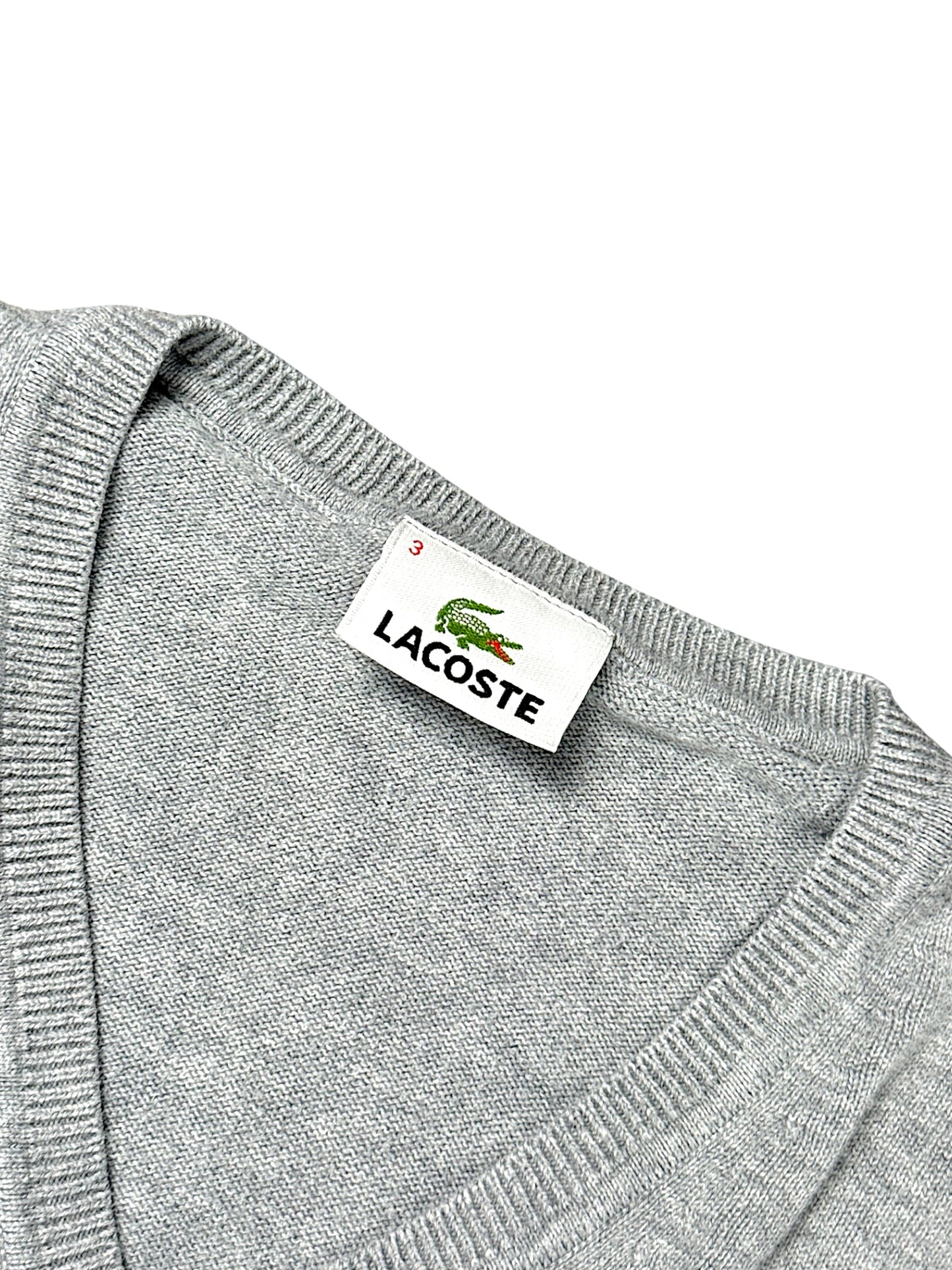 Vintage Lacoste V-neck sweater (S)
