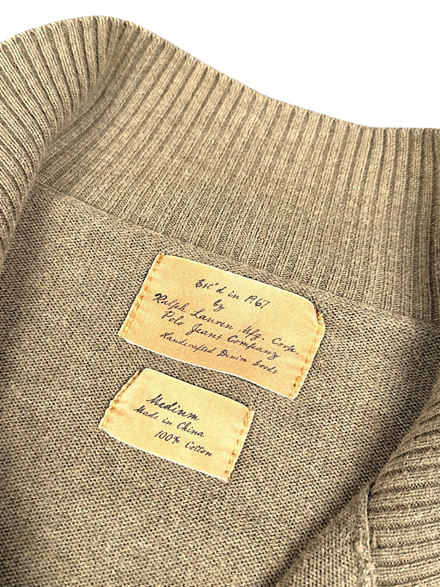 Vintage Ralph Lauren Pullover mit Kragen (M)