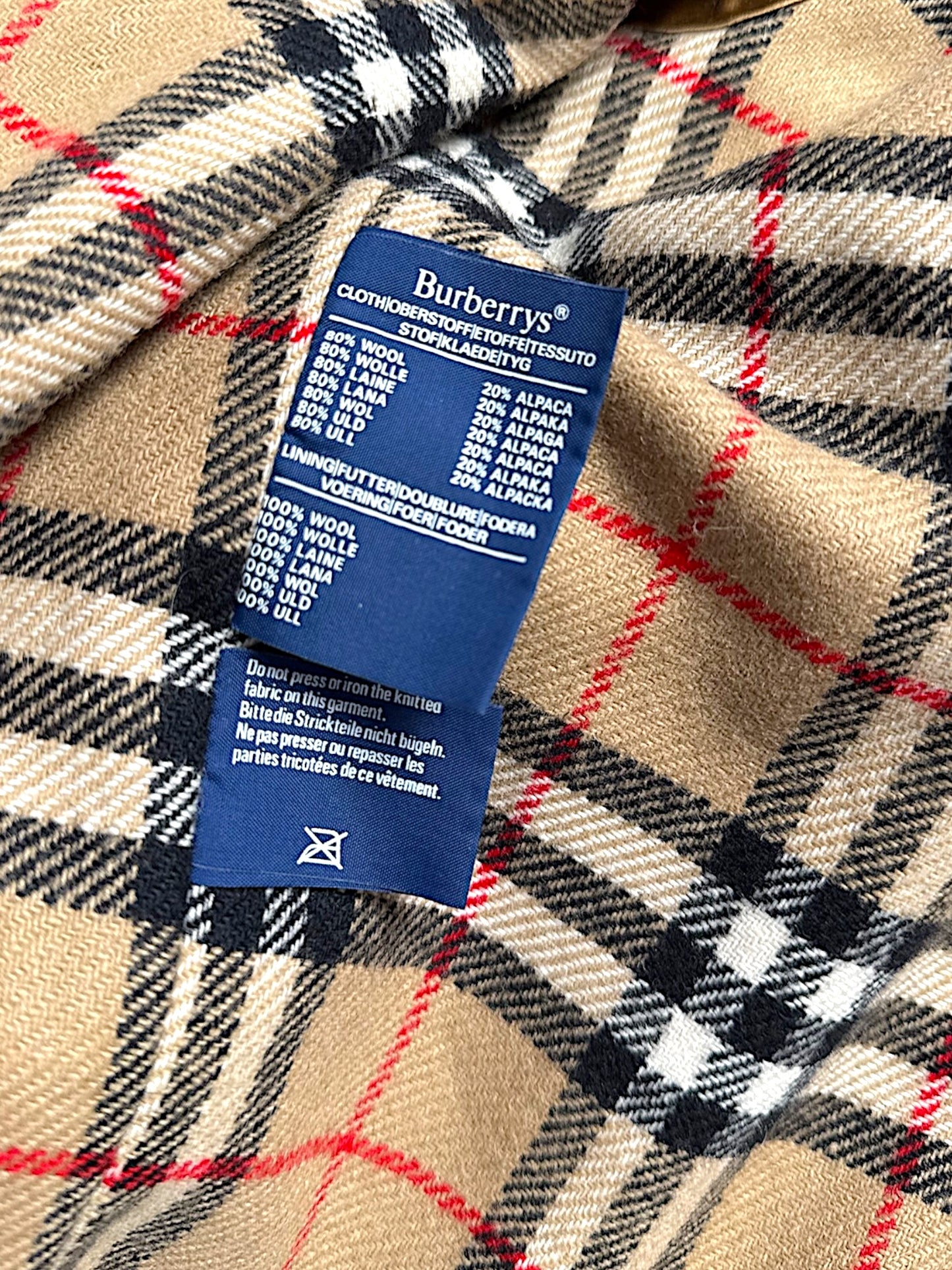 Vintage Burberry Wolljacke (L)