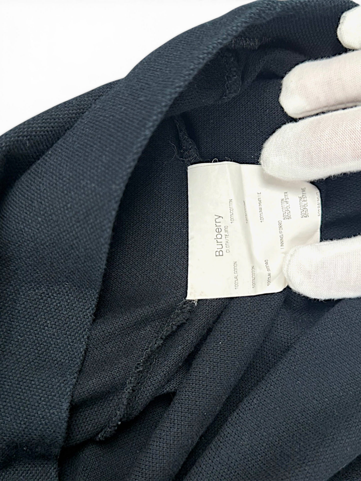 Vintage Burberry Designer Polo (XL)