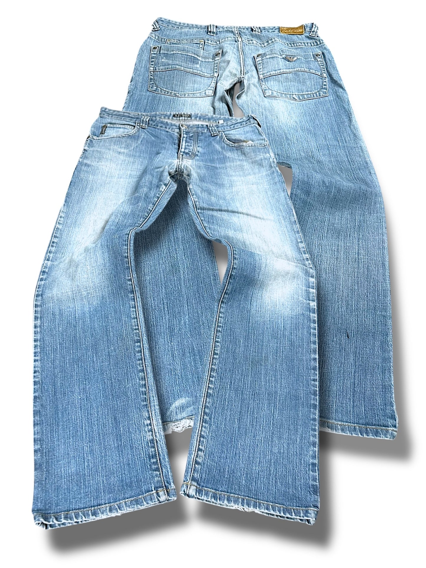 Vintage Armani Straight Leg Jeans (M)