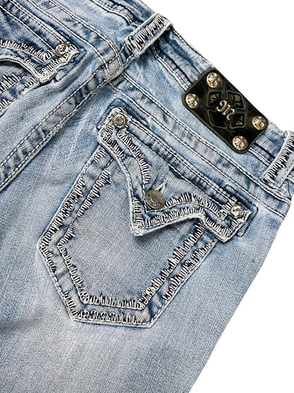 Vintage Miss Me Y2K Low Waist Bootcut / Flared Damenjeans (M)