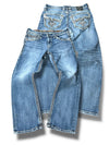 Vintage Rock Revival Straight Leg Jeans (M)