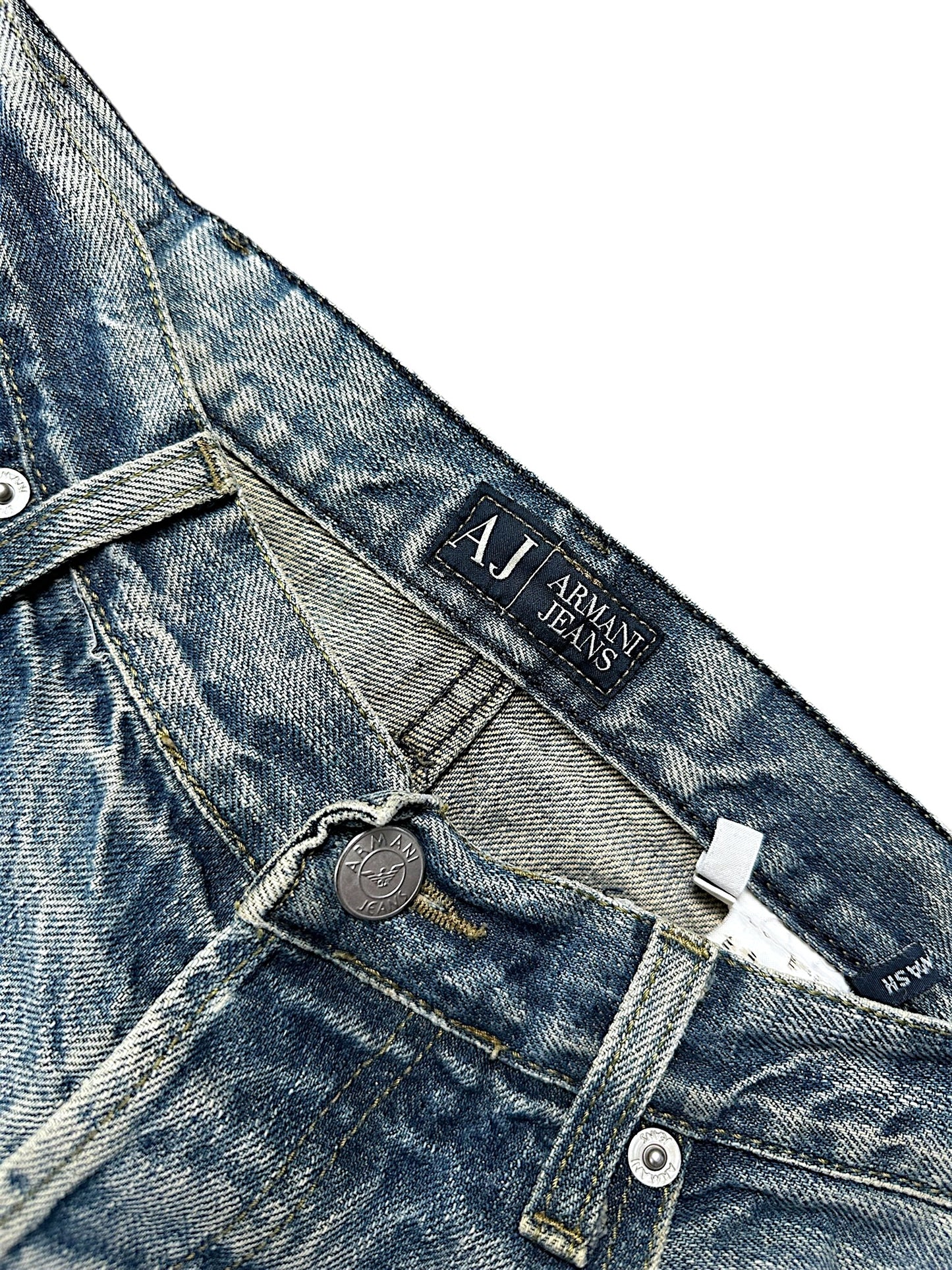 Vintage Armani Straight Leg Jeans (M)