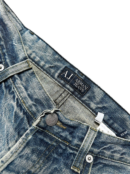 Vintage Armani Straight Leg Jeans (M)