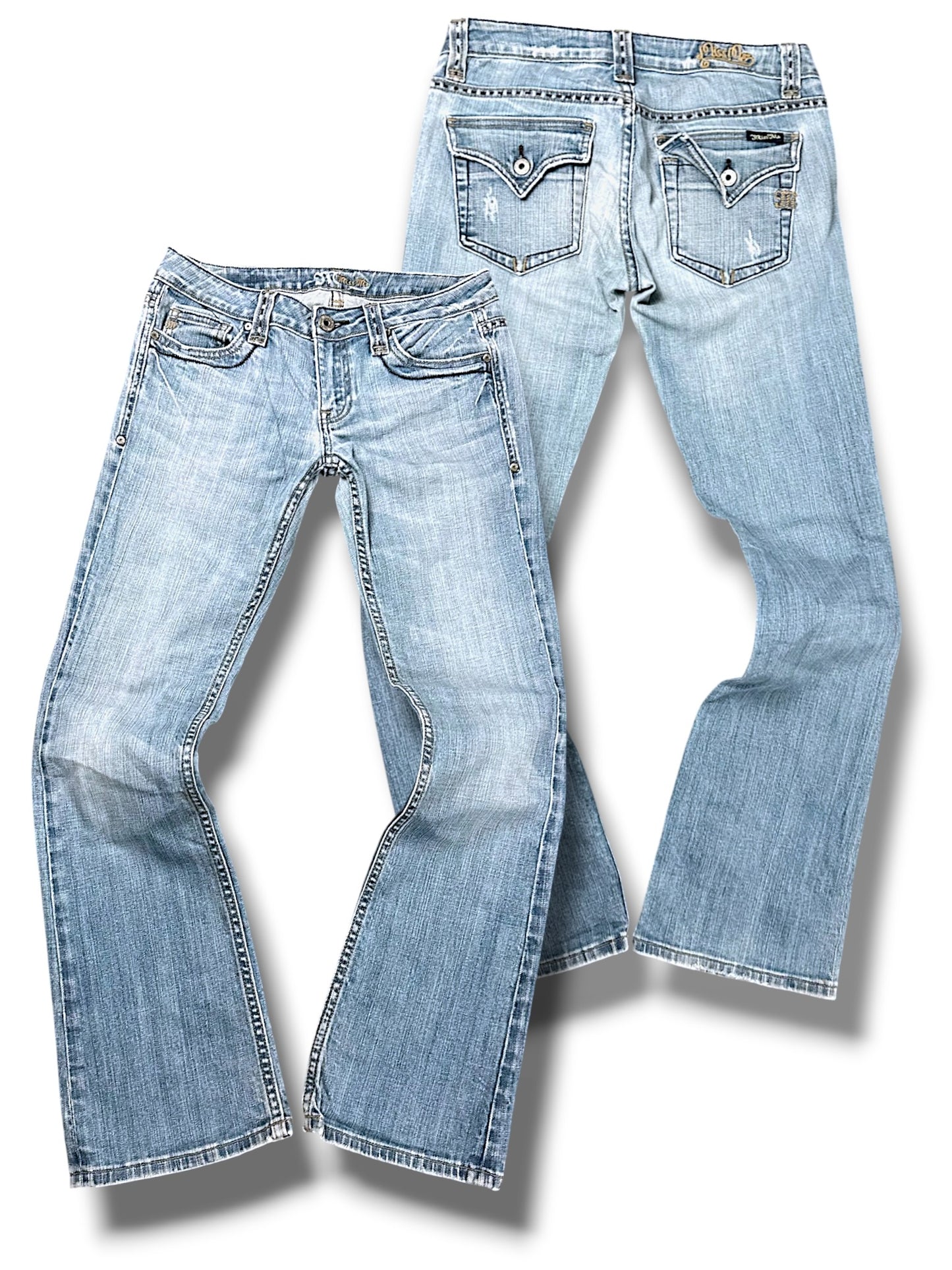 Vintage Miss Me Y2K Bootcut / Flared Damenjeans (M)