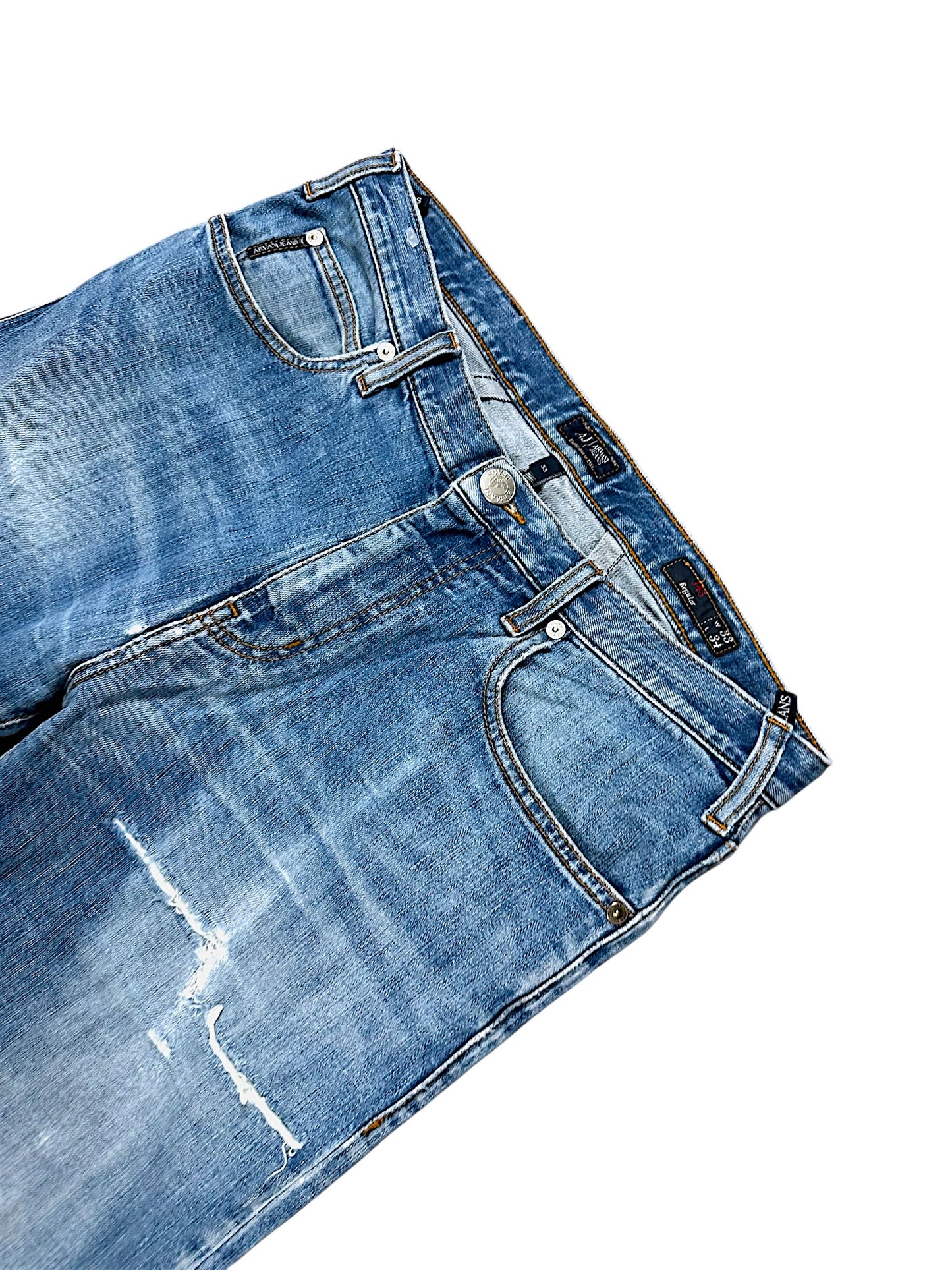 Vintage Armani Straight Leg Jeans (S)