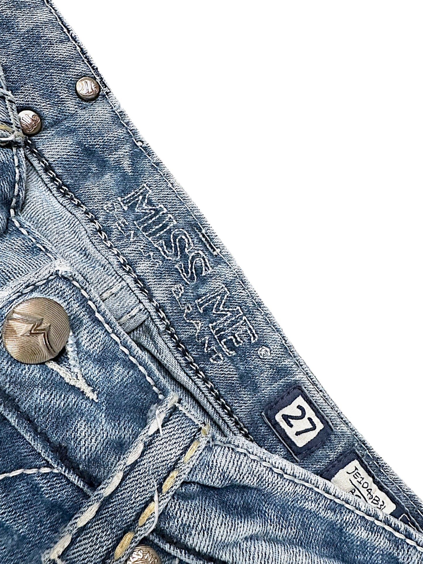 Vintage Miss Me Y2K Low Waist Bootcut / Flared Damenjeans (M)