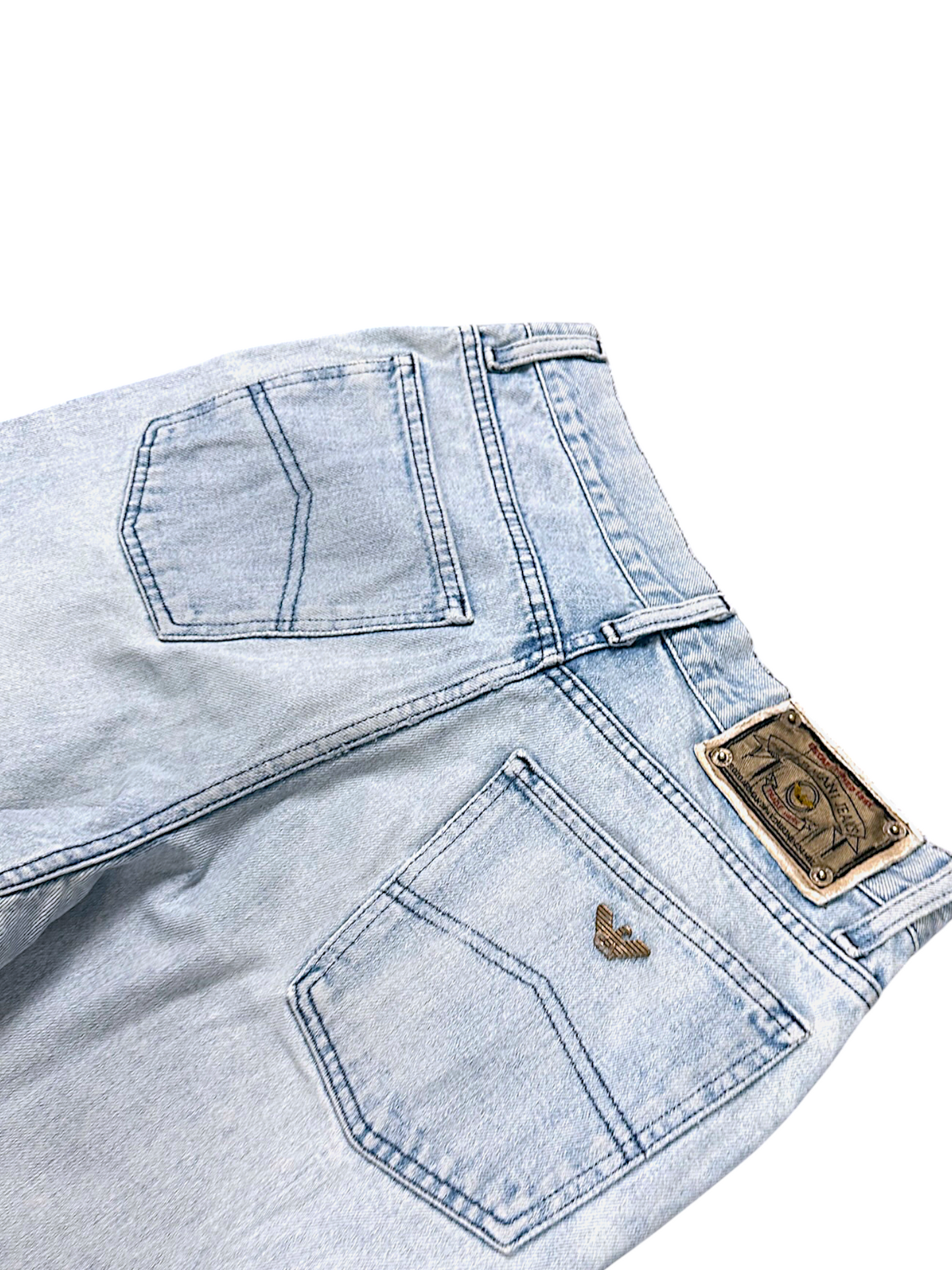 Vintage Armani Straight Leg Jeans (M)