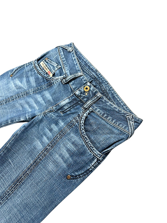 Vintage Diesel Y2K Low Waist Bootcut Damenjeans (S)