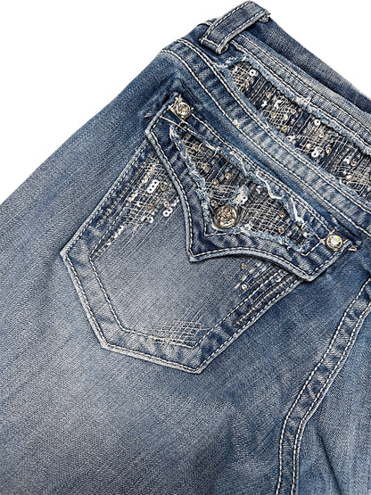 Vintage Miss Me Y2K Bootcut / Flared Damenjeans (M)