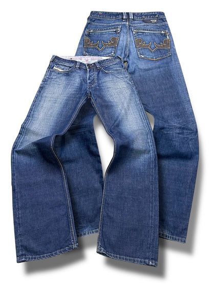 Vintage Diesel Y2K Straight Leg Jeans (M)
