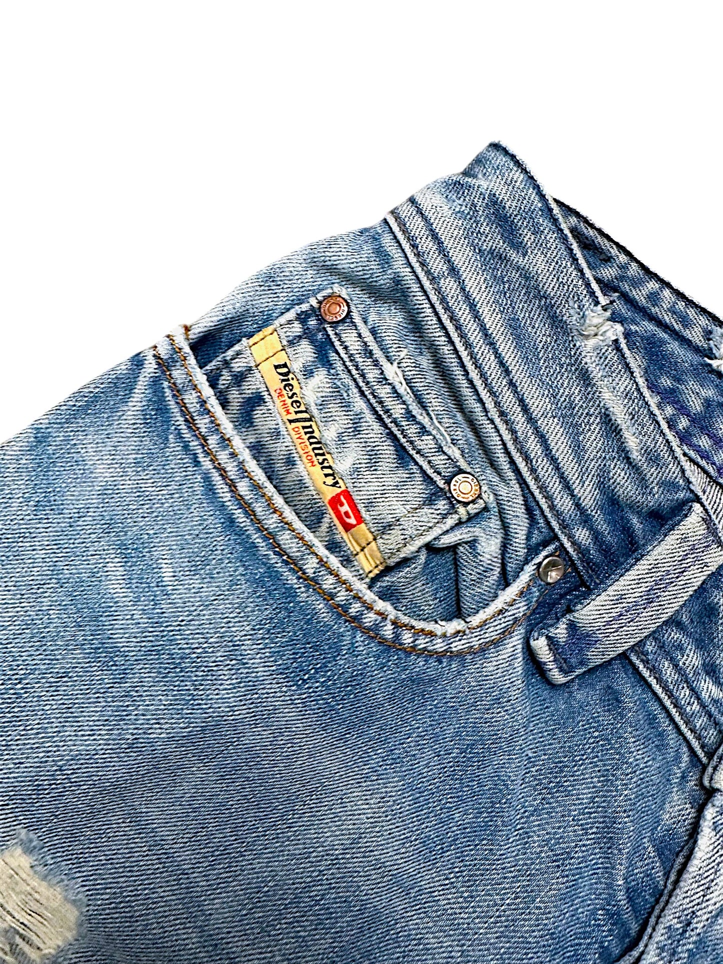 Vintage Diesel Y2K Flared Jeans (S)