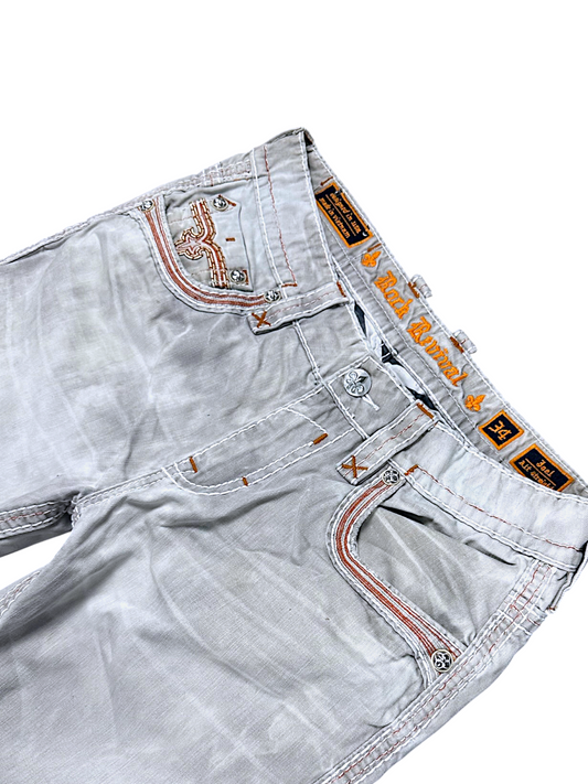 Vintage Rock Revival Y2K Straight Leg Jeans (XL)