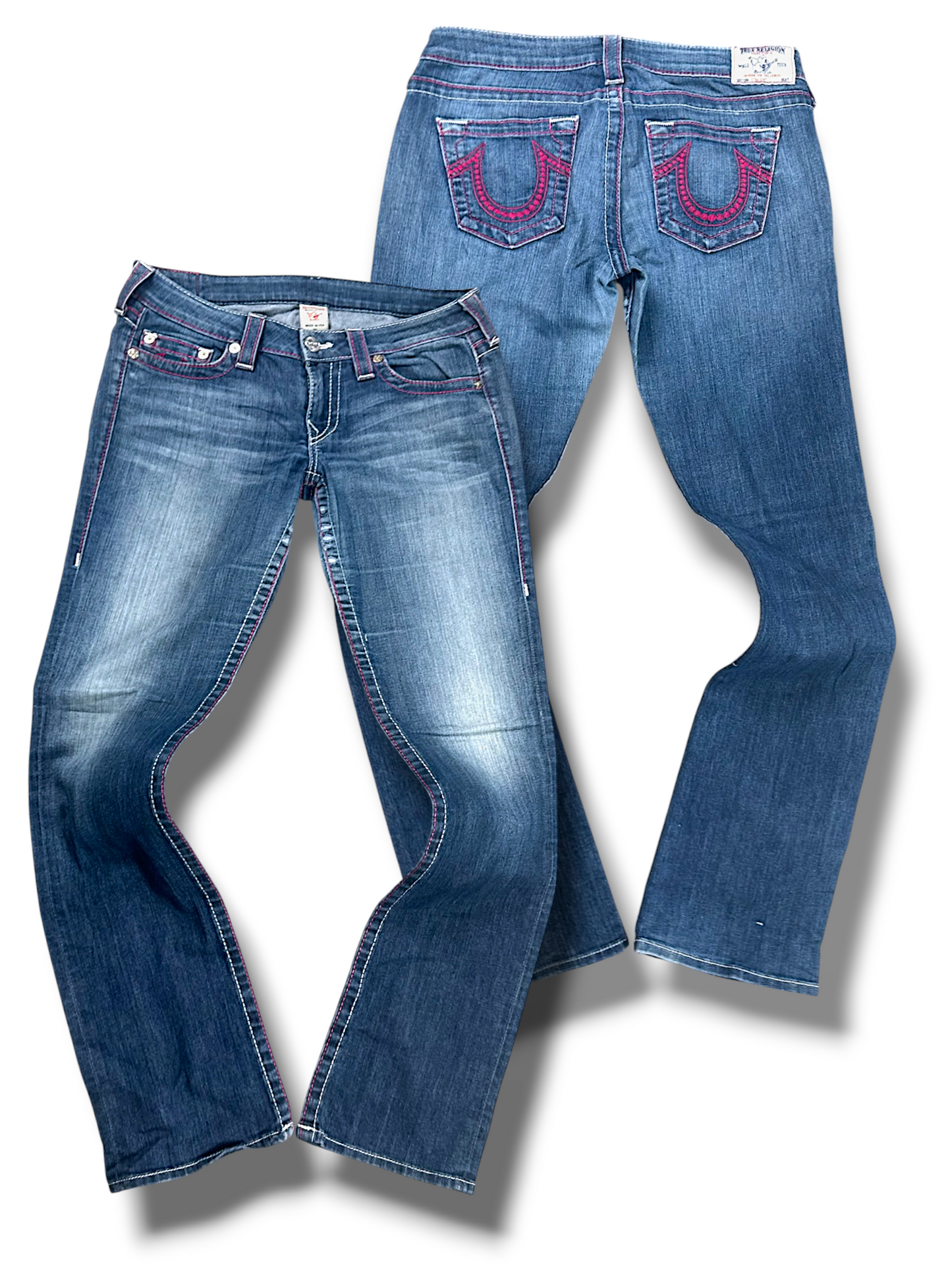 Vintage True Religion Y2K  Bootcut / Flared Damenjeans (L)