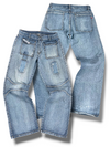 Vintage Diesel Y2K Flared/Baggy Jeans (L)