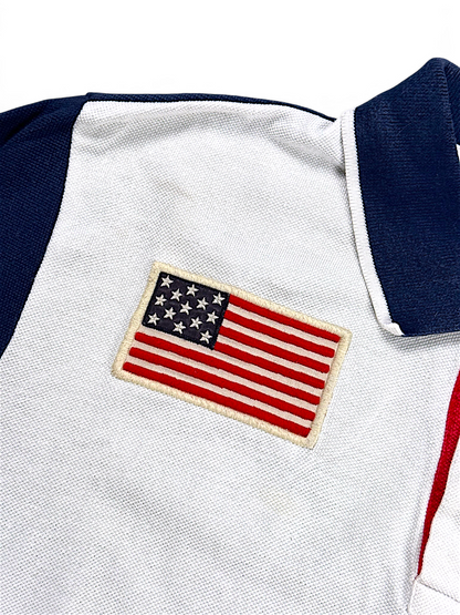 Vintage Ralph Lauren Y2K „USA“ Polo (XS)