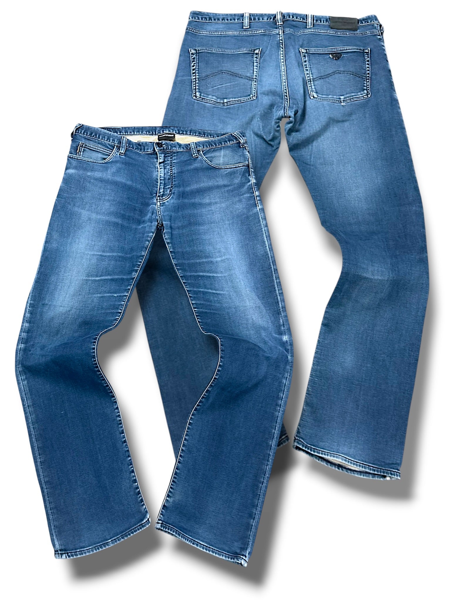 Vintage Armani Y2K Straight Leg Jeans (M)