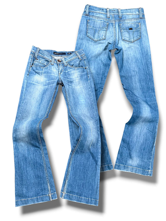 Vintage Miss Sixty Y2K Low Waist Bootcut Damenjeans (M)