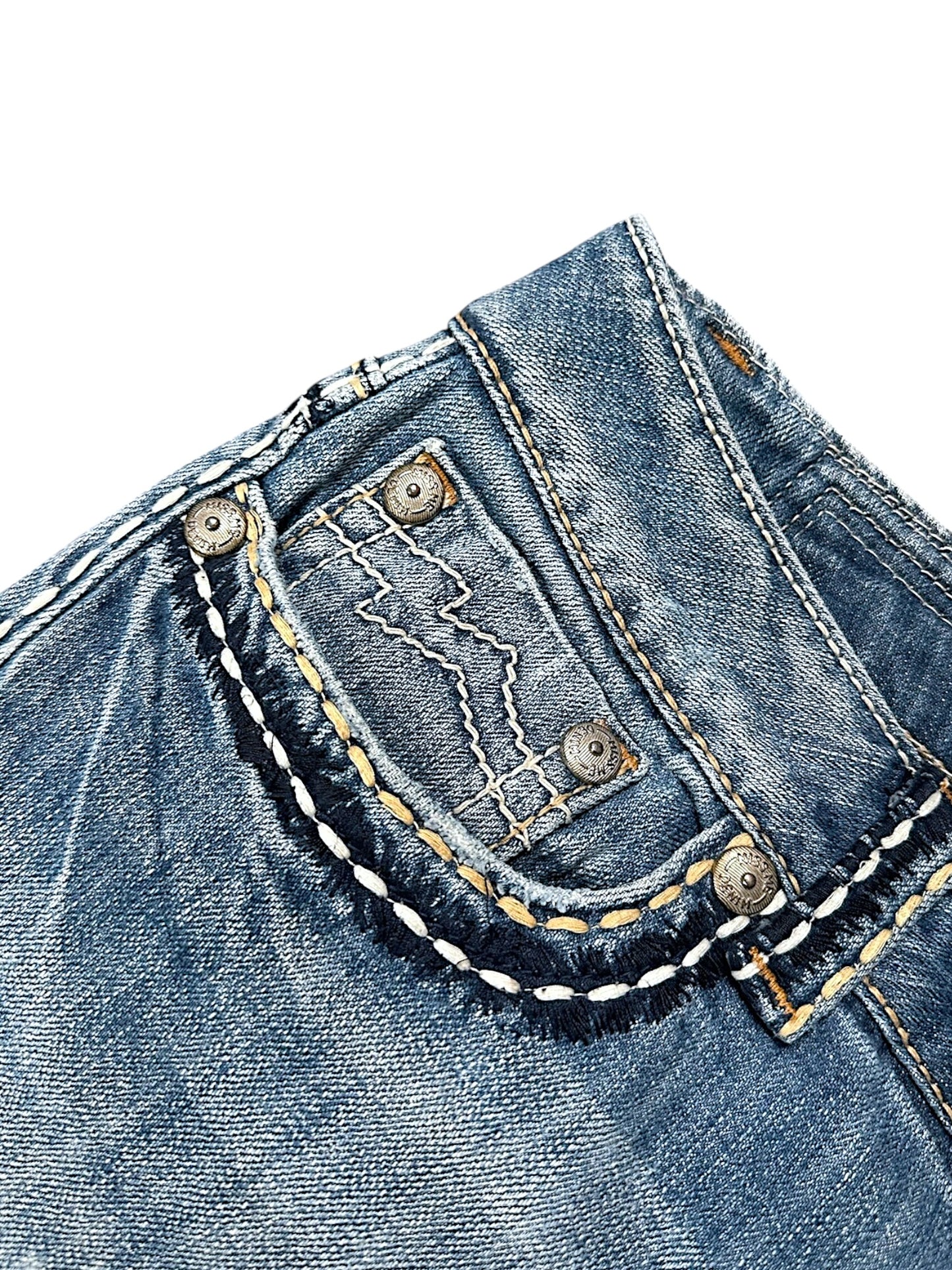 Vintage Miss Me Y2K Low Waist Bootcut / Flared Damenjeans (L)