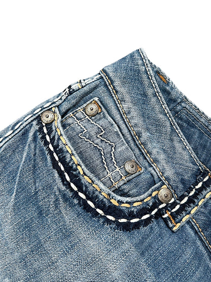 Vintage Miss Me Y2K Low Waist Bootcut / Flared Damenjeans (L)