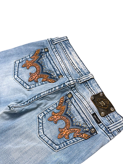 Vintage Miss Me Y2K Bootcut / Flared Damenjeans (L)