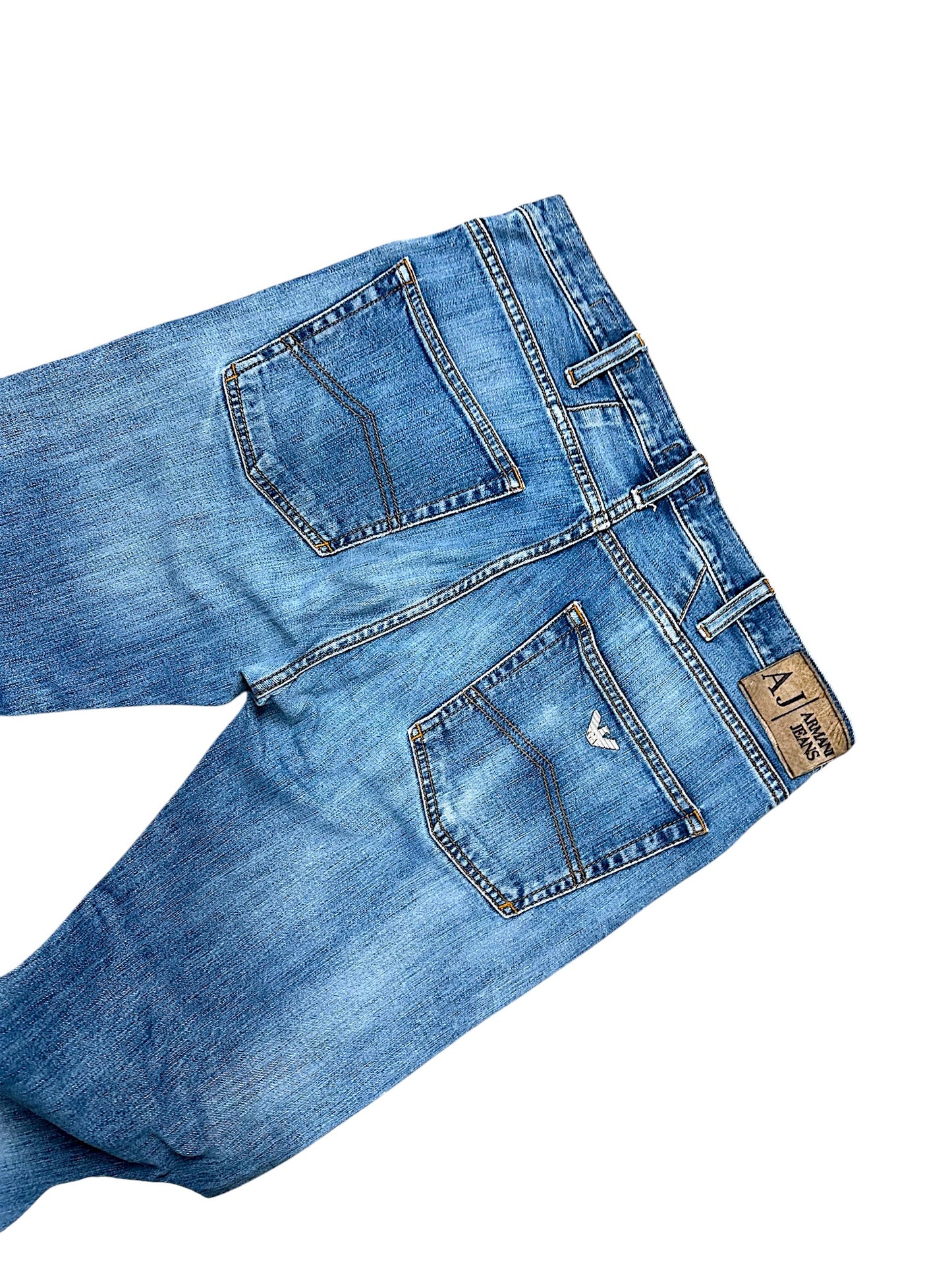 Vintage Armani Straight Leg Jeans (S)