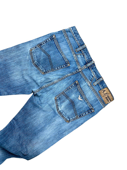 Vintage Armani Straight Leg Jeans (S)