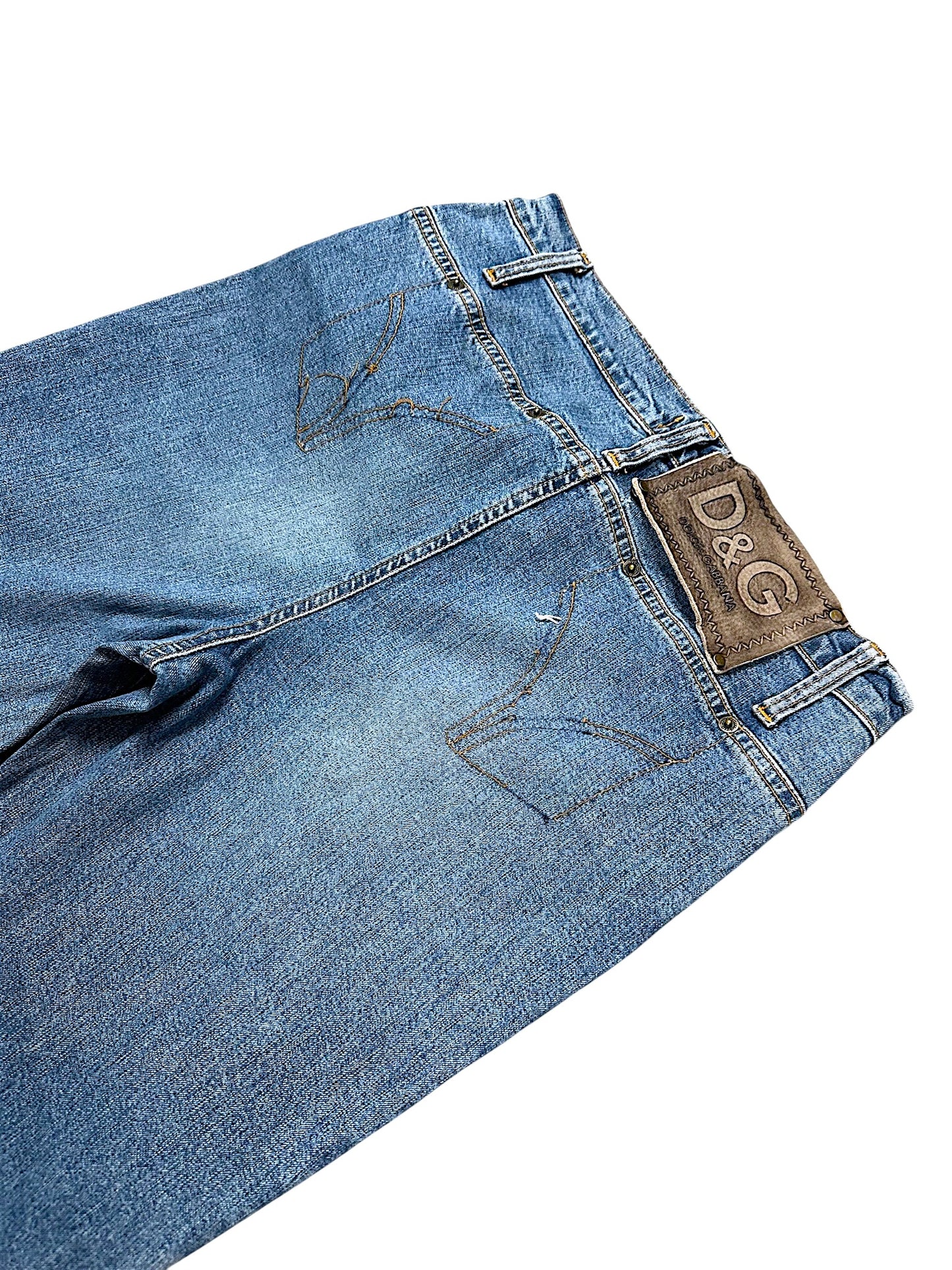 Vintage Dolce & Gabbana Y2K Flared Damenjeans (XXL)