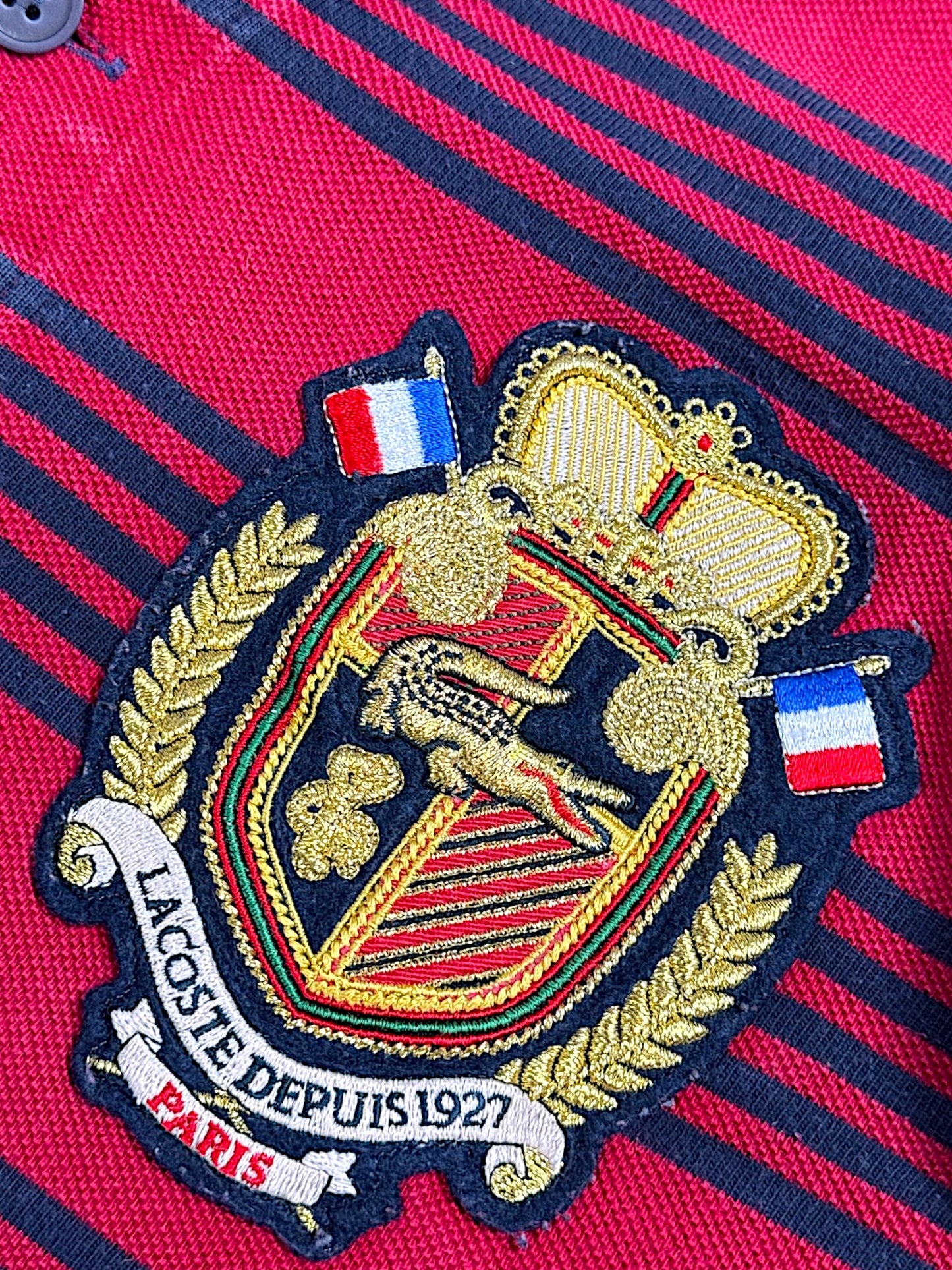 Vintage Lacoste Langarm Polo (M)