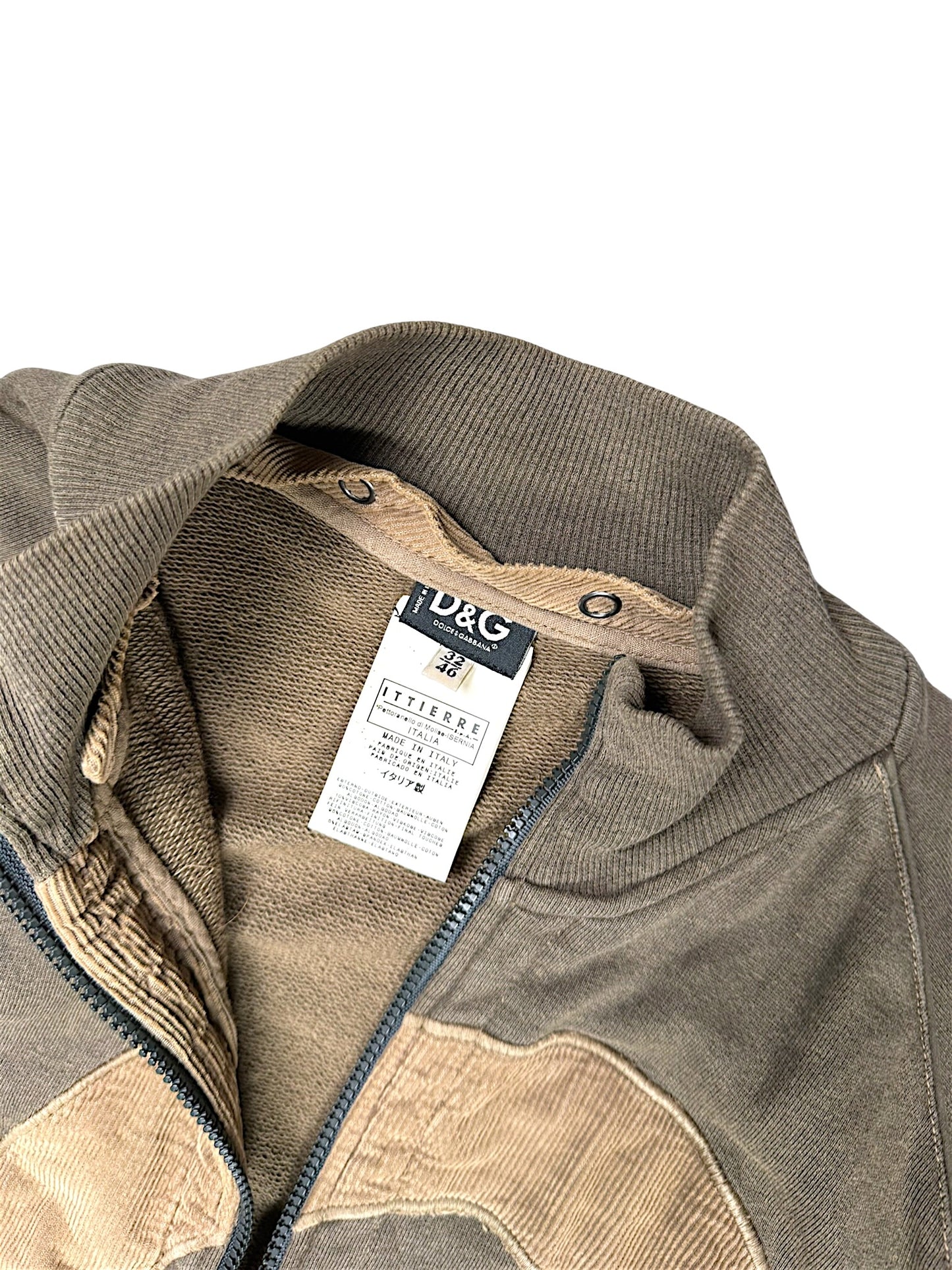 Vintage Y2K Dolce & Gabbana Zip-Pullover (M)