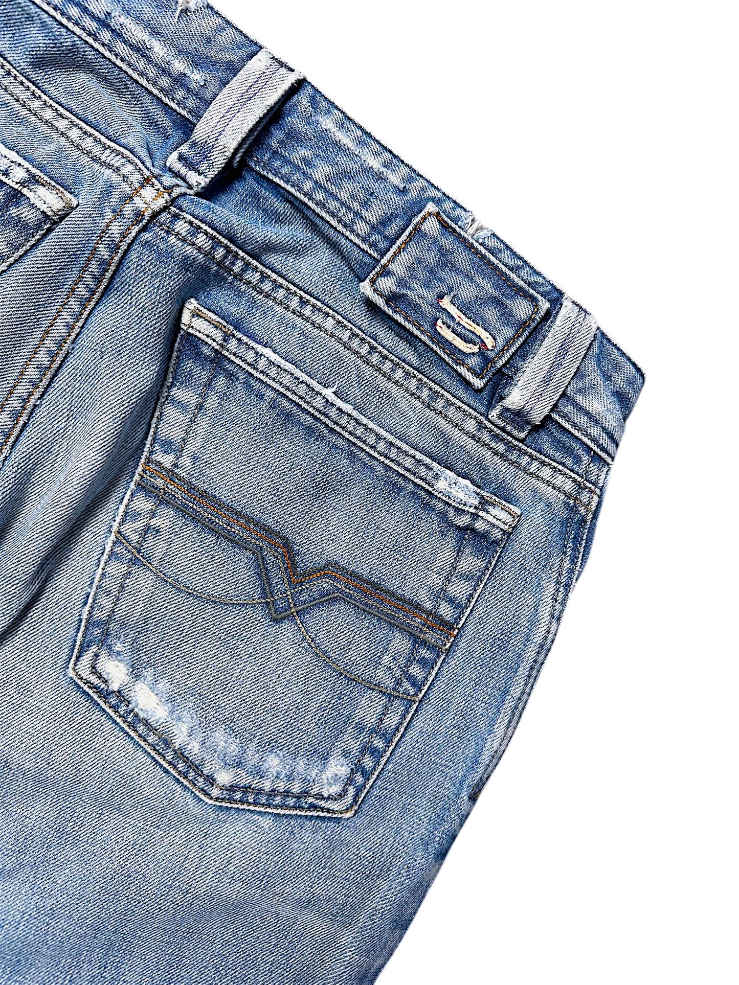 Vintage Diesel Y2K Flared Jeans (S)