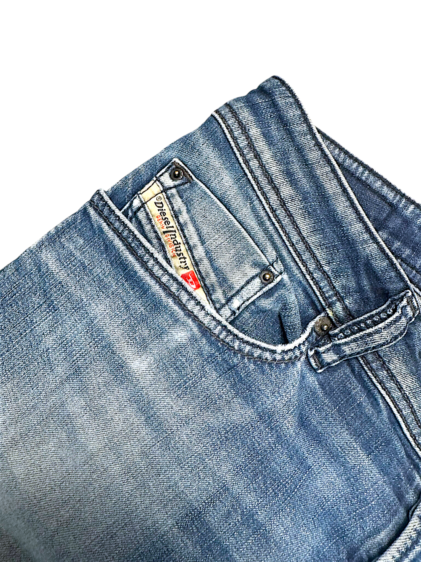 Vintage Diesel Y2K Straight Leg Jeans „WAYKEE“ (S)