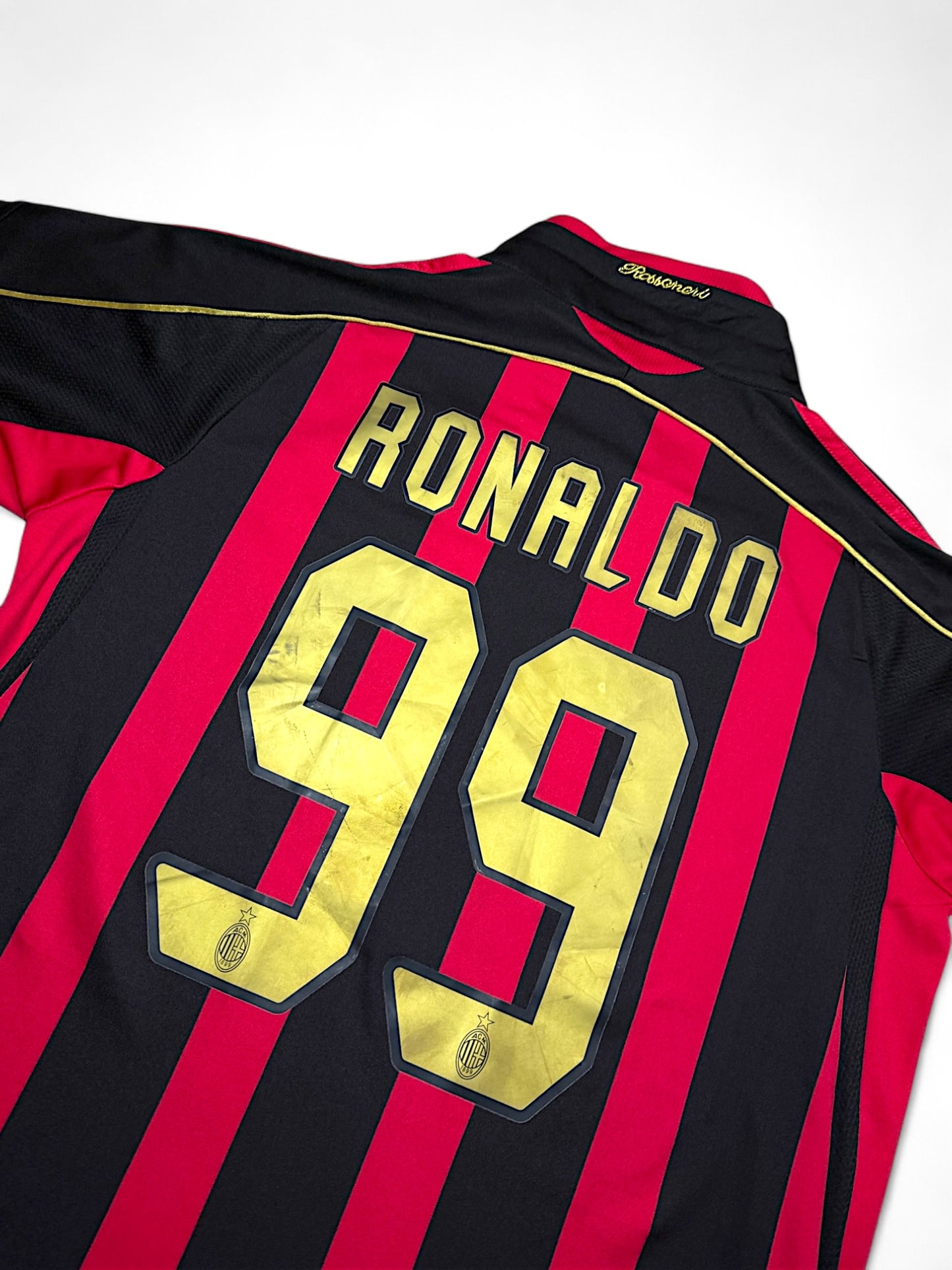 Vintage Adidas AC Milan Ronaldo Trikot (L)