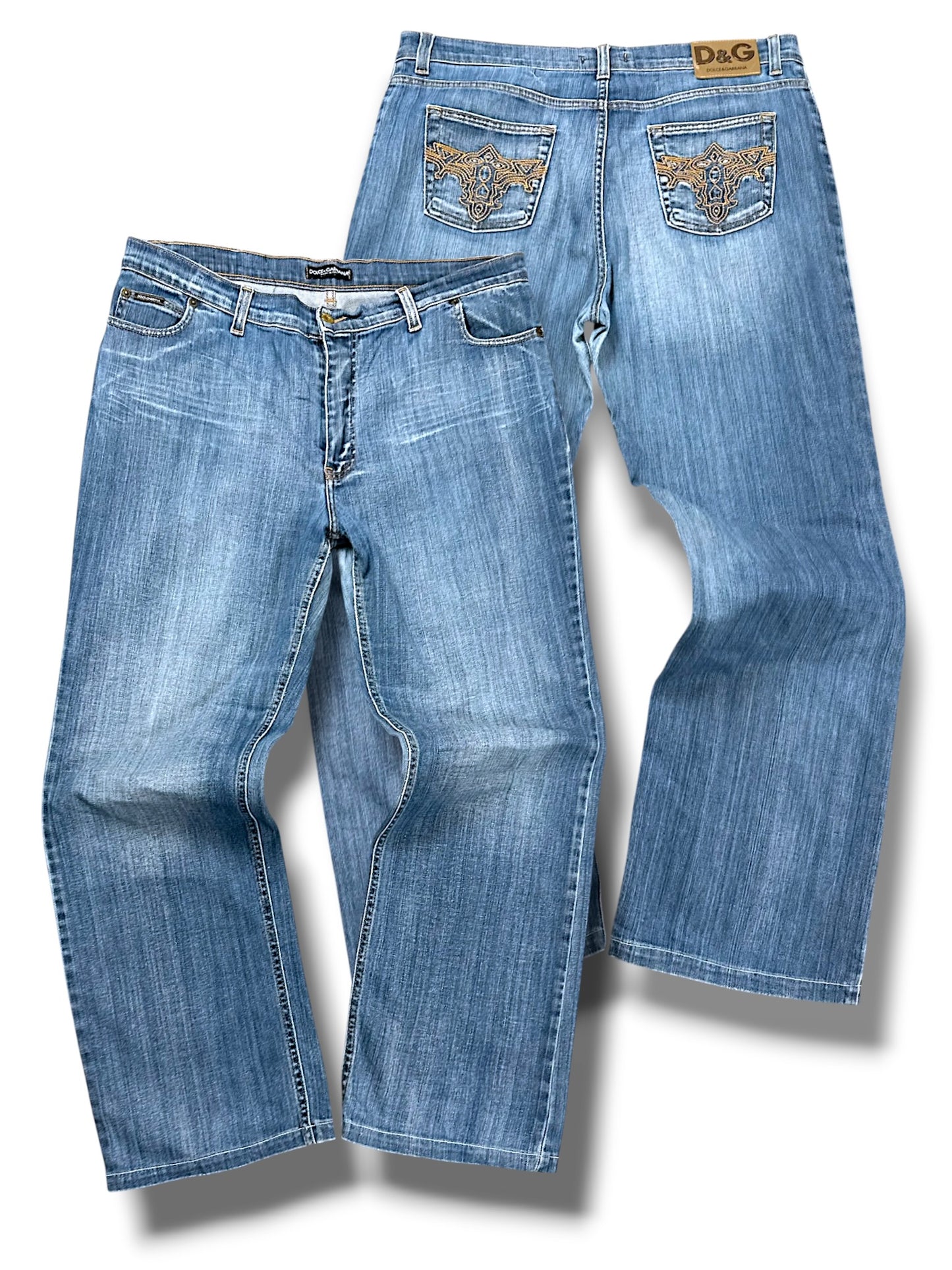 Vintage Dolce & Gabanna Y2K Baggy Jeans (L)