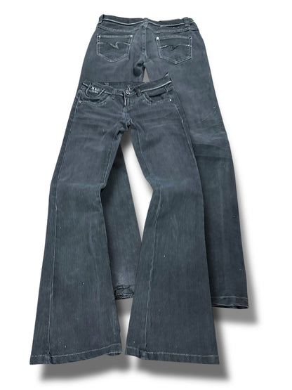 Vintage Y2K Low Waist Bootcut / Flared Damenjeans (M)