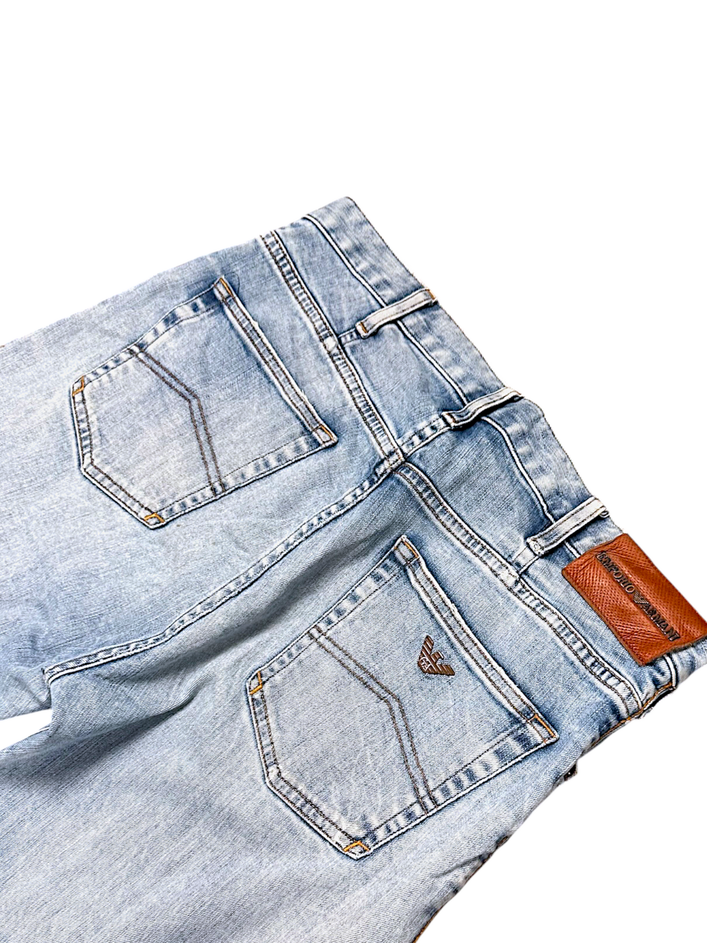 Vintage Armani Straight Leg Jeans (L)