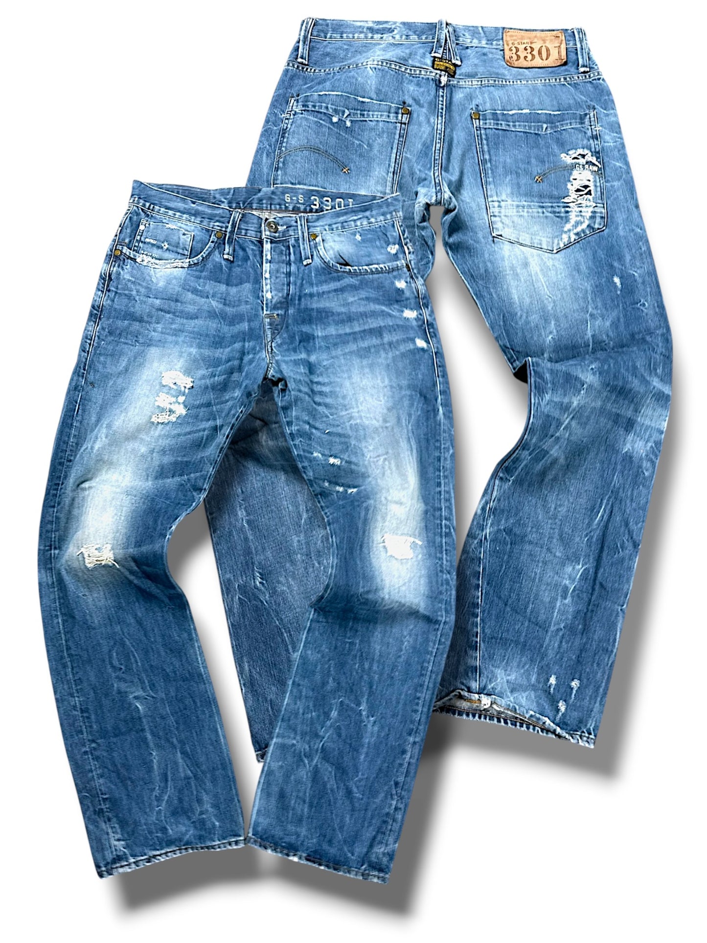 Vintage G-Star Y2K Straight Leg Jeans (M)