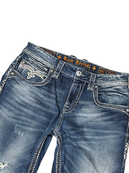 Vintage Rock Revival y2k Jeans (L)