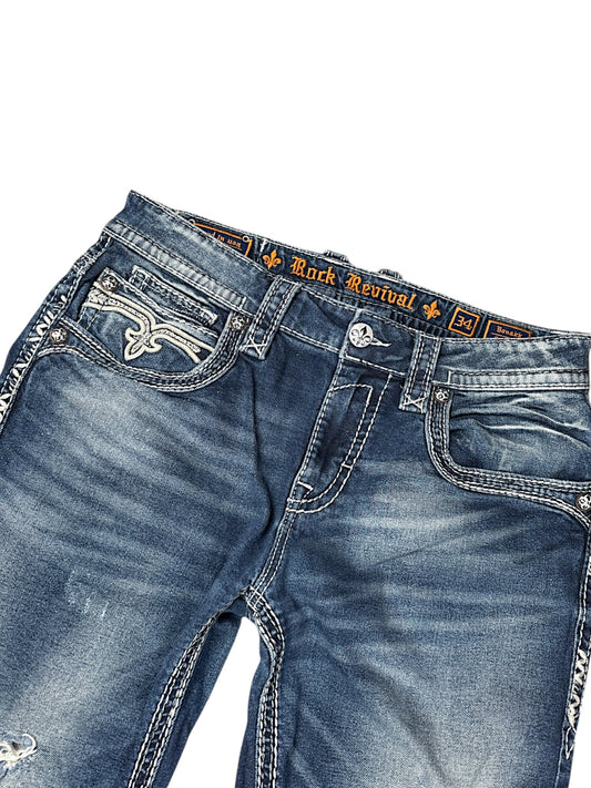 Vintage Rock Revival y2k Jeans (L)