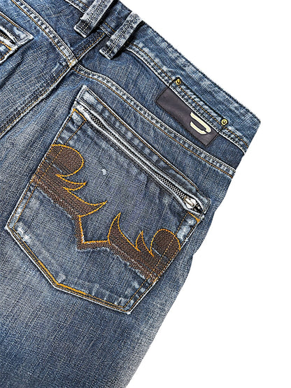 Vintage Diesel Y2K Straight Leg Jeans „Yarik“ (S)