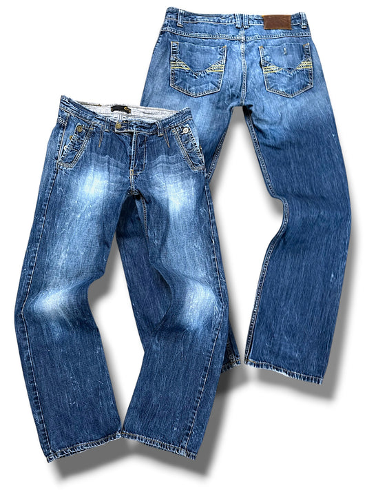 Vintage Cavalli Y2K Straight Leg Jeans (L)