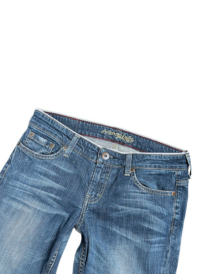 Vintage American Eagle Y2K Low Waist Bootcut / Flared Damenjeans (M)