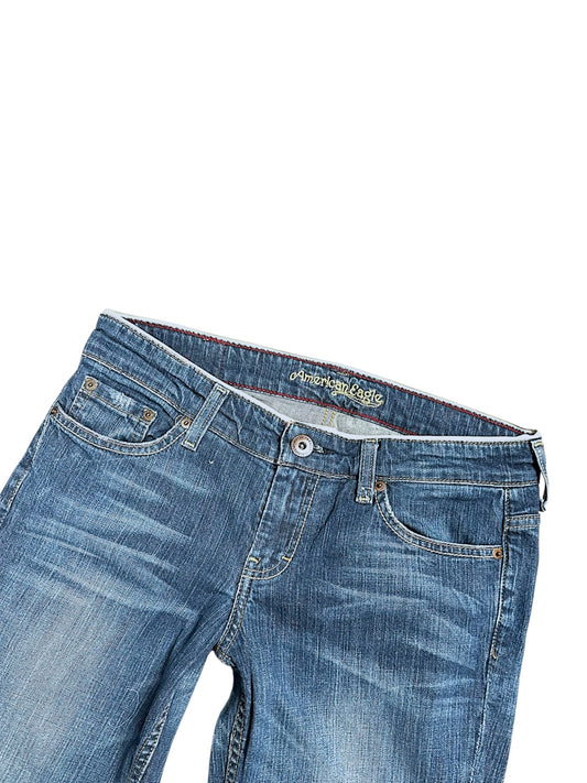 Vintage American Eagle Y2K Low Waist Bootcut / Flared Damenjeans (M)