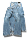 Vintage Miss Me y2k lavtaljede bootcut-jeans til kvinder (M)